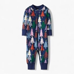 Hanna Andersson Baby Zip Sleeper Size 12-18M - Twinkly Trees